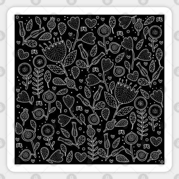 Floral pattern Sticker by valentinahramov